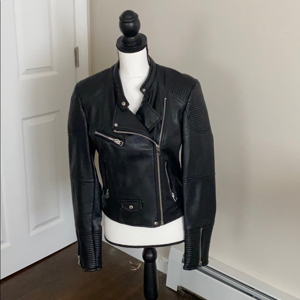 Zara leather jacket